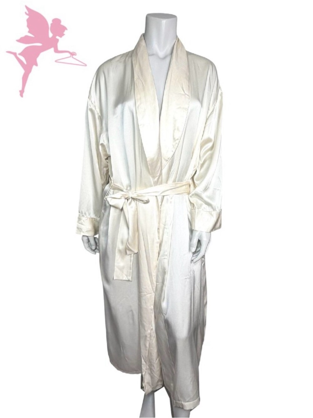LASOIE 100% Silk Dressing Gown